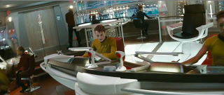 Illustration for article titled Trailer Reveals Who’s Hooking Up With Kirk and Why Scotty’s All Wet